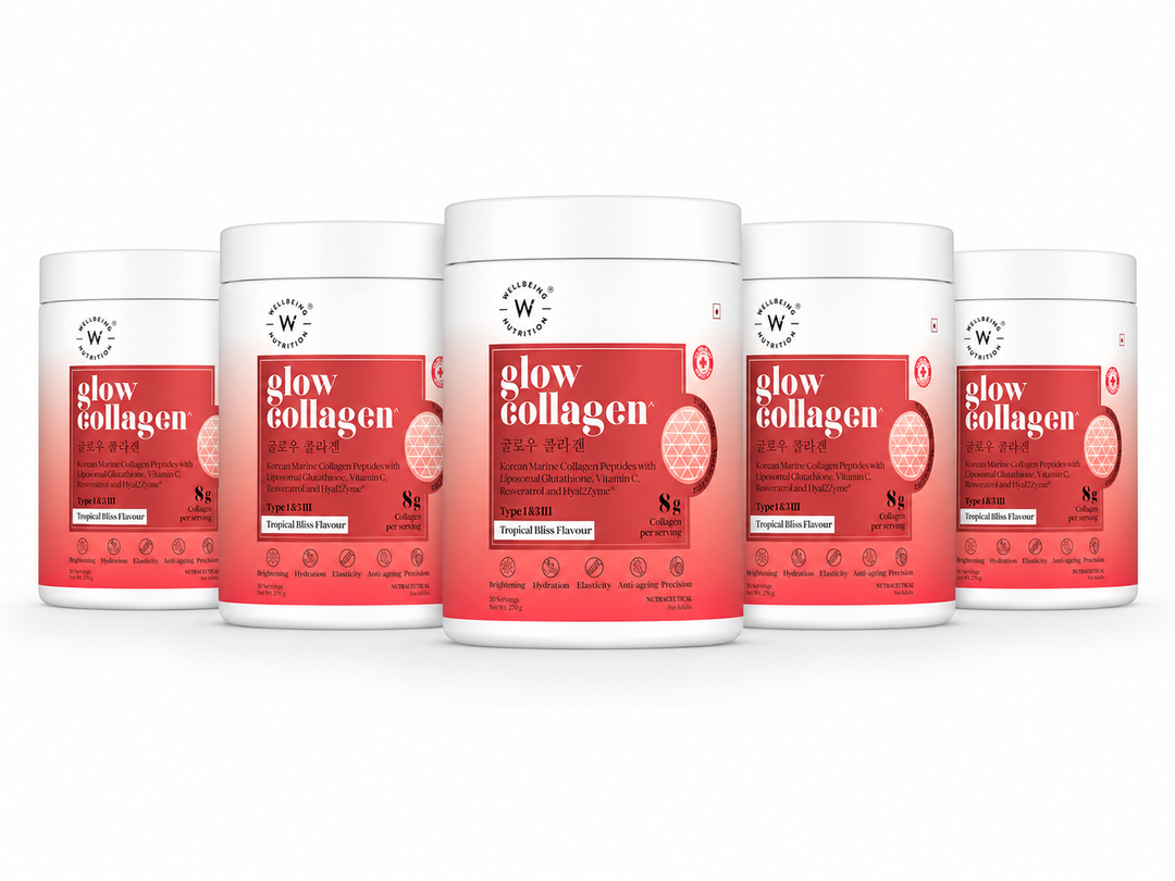 Glow Korean Marine Collagen Peptides | Tropical Bliss Flavour | Skin Radiance