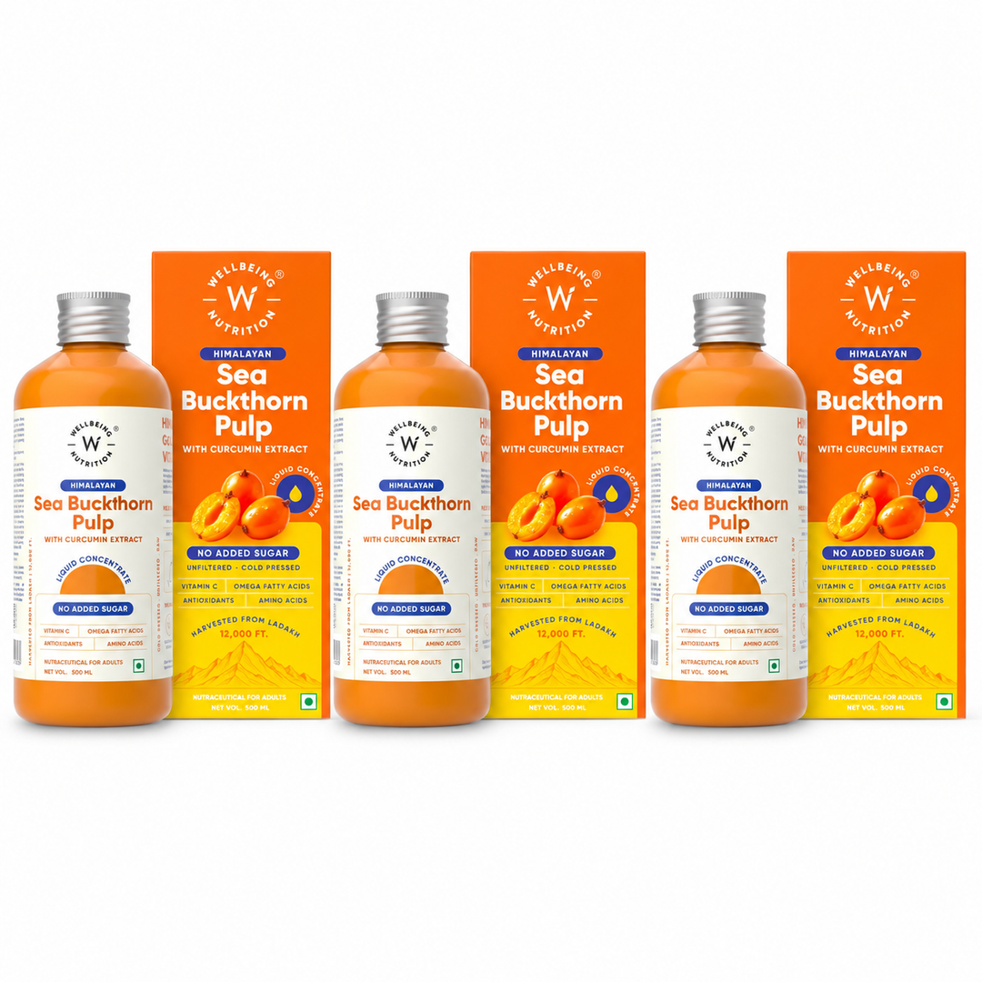 Image 21 of Pack of 3 for the product Himalayan Sea Buckthorn Juice with Curcumin Extract | 500ml