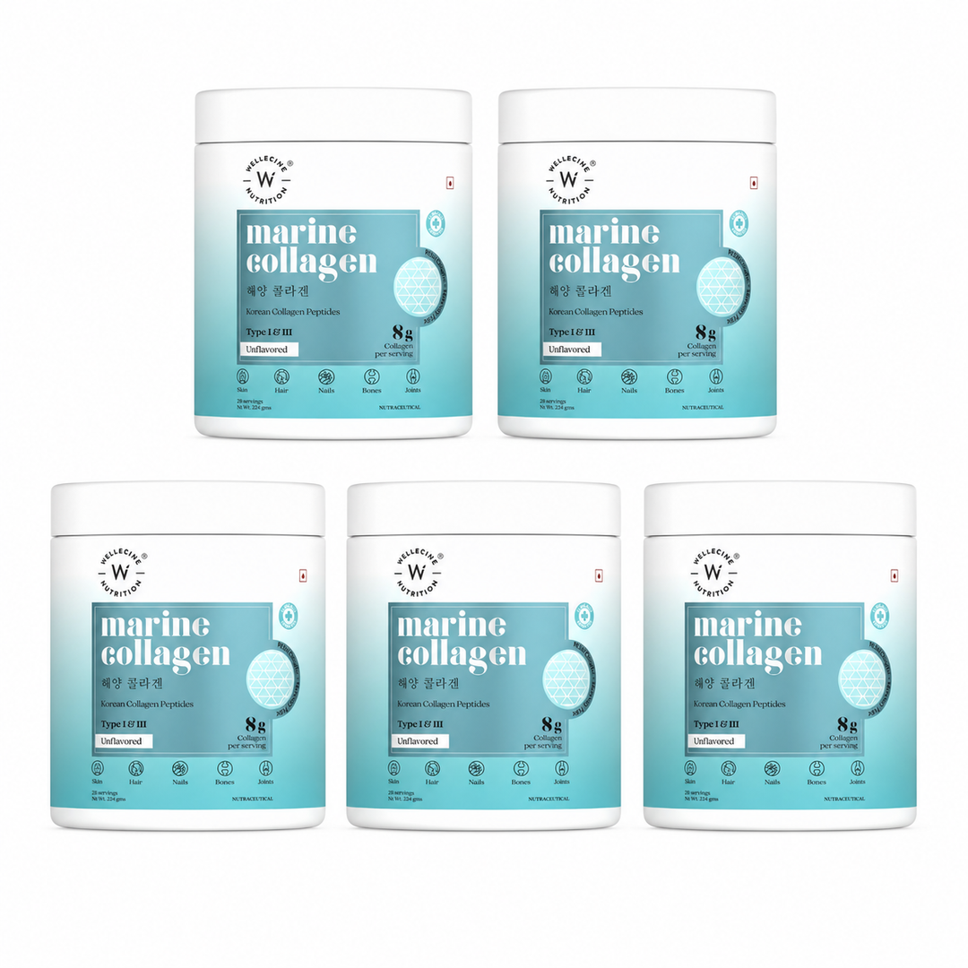 Pure Korean Marine Collagen Peptides | Unflavored | Combat Signs of Ageing